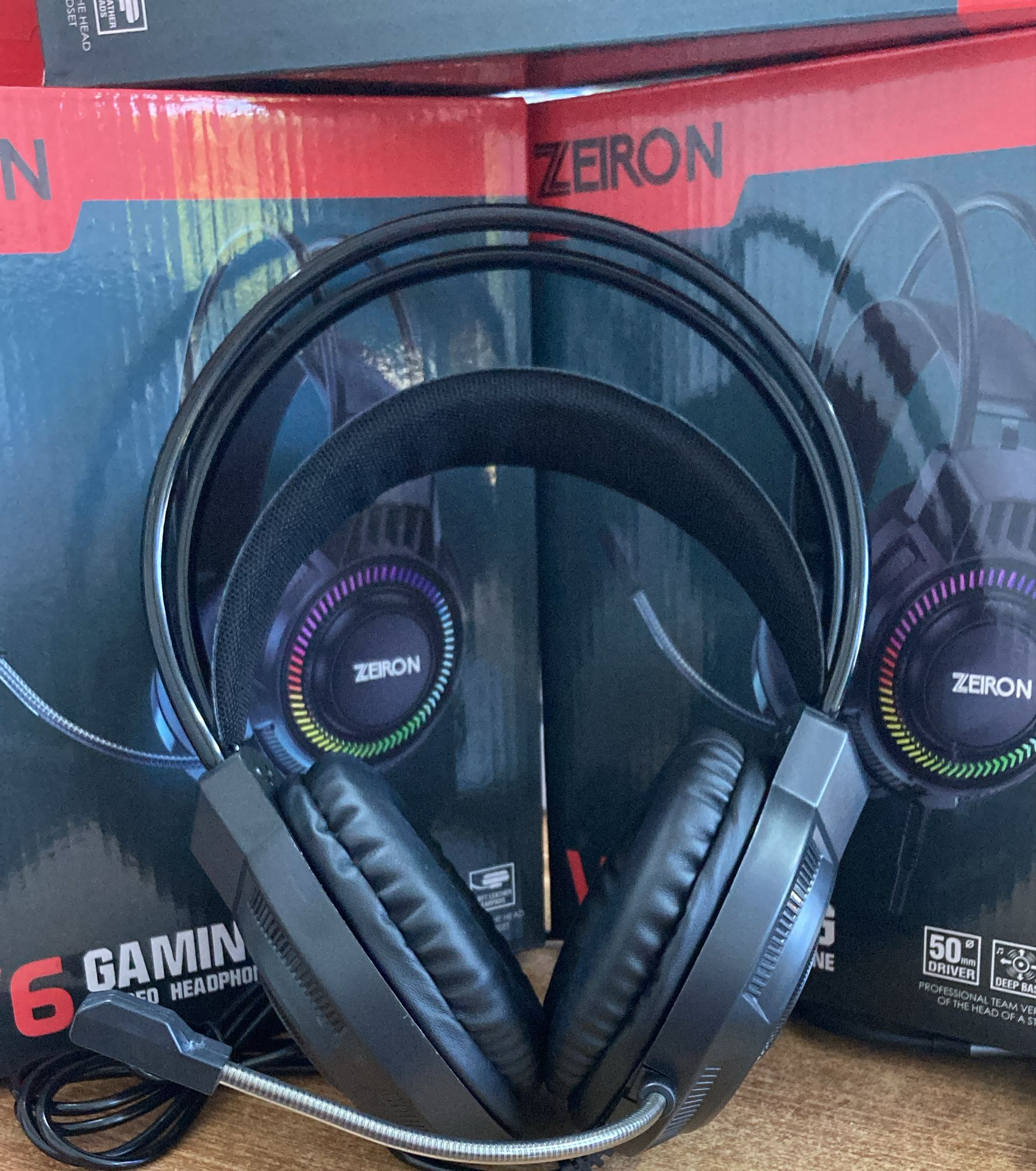 Zeiron V6  1-75M USB Kablolu Ergonomik Gaming Oyuncu Kulaküstü Kulaklık